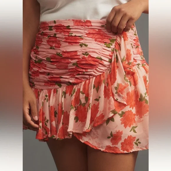 Maeve Ruffled Linen Mini Shirt - Picture 3 of 13